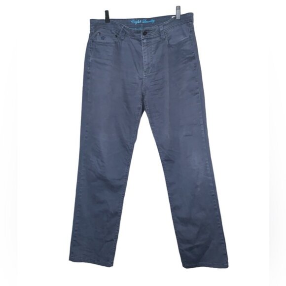 Mens English Laundry‎ Blue Straight Leg 5 Pocket Pants Size 34/30 - Picture 1 of 7